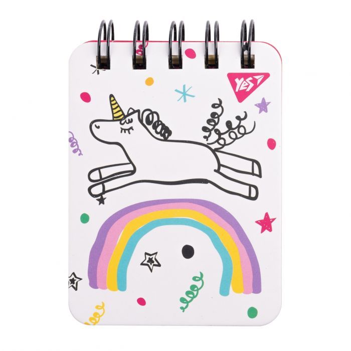 Блокнот Yes А7/100 лин. дв. спир. Sketch animal. Unicorn (681823)