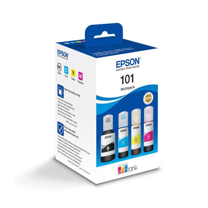 Контейнер с чернилами Epson 101 Multipack (C,M,Y,Bk) (C13T03V64A)