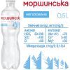Мінеральна вода Моршинська 0.5 н/газ пет (4820017000062) зображення 6