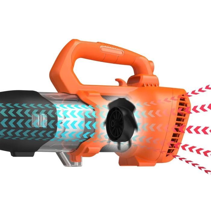 Повітродувка Black&Decker акумуляторна, 18 В, 2 Ач (BCBL200L) зображення 3