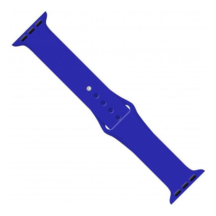 Ремешок для смарт-часов Intaleo Silicone для Apple Watch 42/44 mm blue (1283126494369)