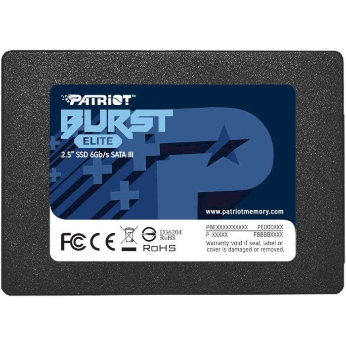 Накопичувач SSD 2.5" 120GB Burst Elite Patriot (PBE120GS25SSDR) зображення 3