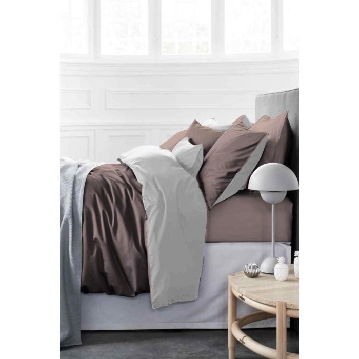 Постельное белье MirSon Сатин Premium Белье Lactic 0001+0211 160х220 (2200001479005)