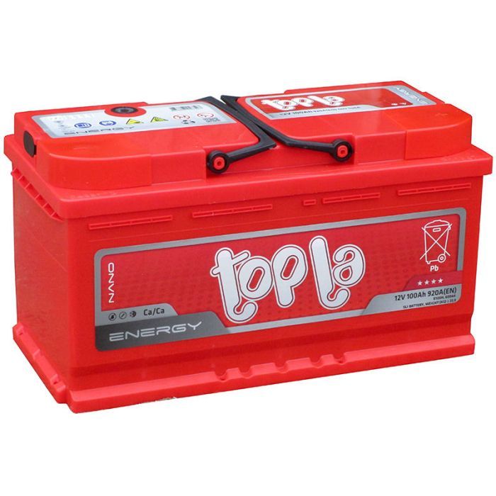 Аккумулятор автомобильный Topla 100 Ah/12V Energy (108 400)