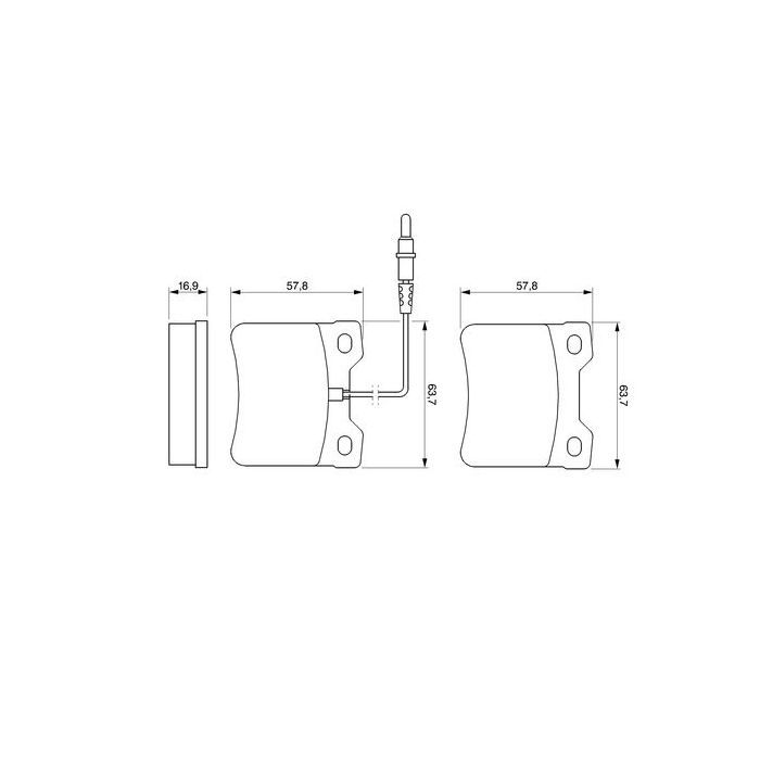 Гальмівні колодки Bosch 0 986 494 000 зображення 4