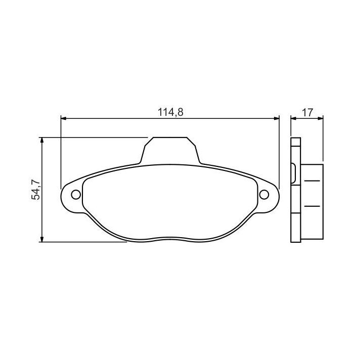 Гальмівні колодки Bosch 0 986 495 255 зображення 4