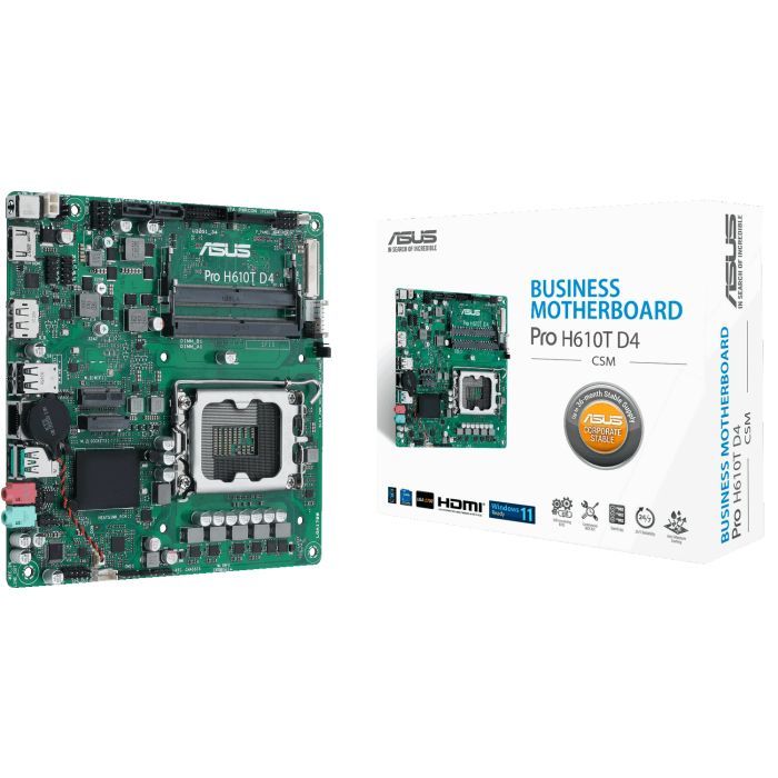 Материнская плата ASUS PRO H610T D4-CSM