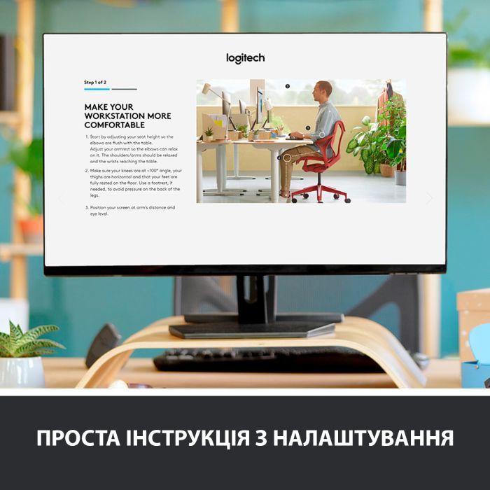 Клавиатура Logitech ERGO K860 Bluetooth/Wireless UA Black (920-010108) изображение 10