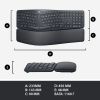 Клавиатура Logitech ERGO K860 Bluetooth/Wireless UA Black (920-010108) изображение 12