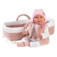 Кукла Llorens Mimi Lloron Capazo Rosa, 40 см (74012) изображение 2