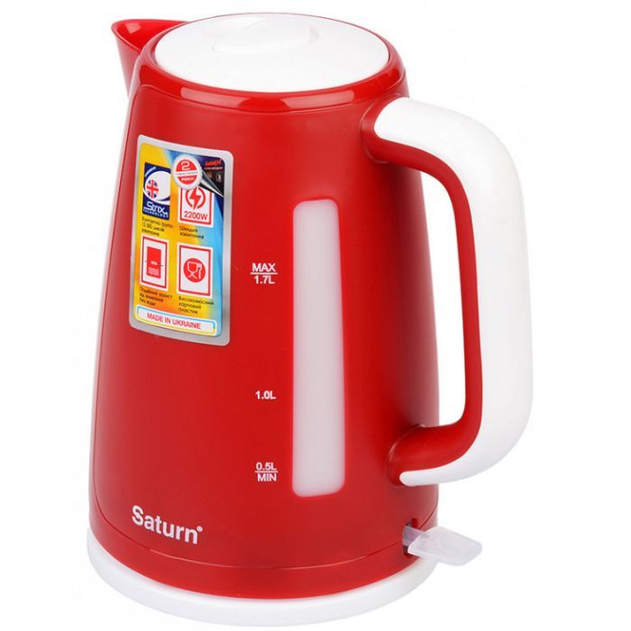 Электрочайник Saturn ST-EK8435U Red изображение 2