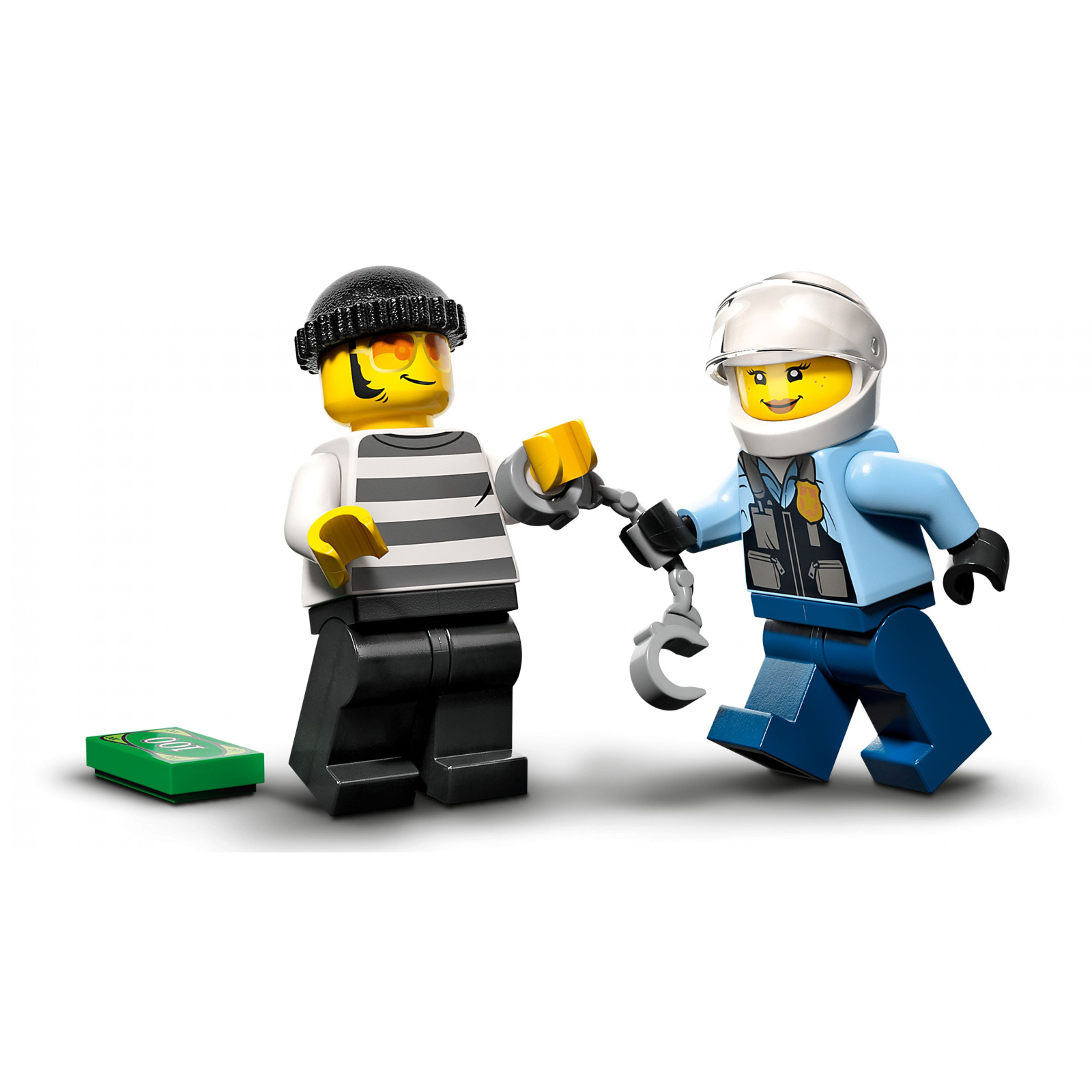 Конструктор LEGO City Переслідування автомобіля на поліцейському мотоциклі (60392) зображення 3