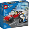Конструктор LEGO City Преследование автомобиля на полицейском мотоцикле (60392)