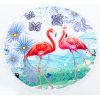 Полотенце MirSon пляжное №5053 Summer Time Bright flamingo 150x150 см (2200003180664)