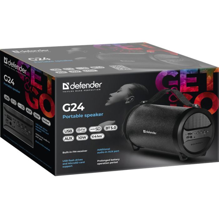 Акустична система Defender G24 Black (65124) зображення 3