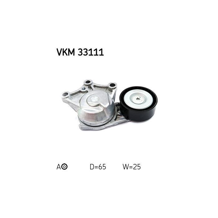 Натягувач ременя з роликом SKF VKM 33111 зображення 2
