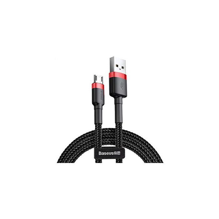 Дата кабель USB 2.0 AM to Micro 5P 2.0m CAMKLF 1.5A black-red Baseus (CAMKLF-C91) > цены в Киеве и Украине Дата кабель USB 2.0 AM to Micro 5P 2.0m CAMKLF 1.5A black-red Baseus (CAMKLF-C91)
