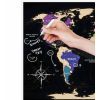 Скретч карта 1DEA.me Travel Map Black World (13007) изображение 5