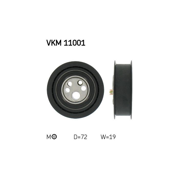 Ролик натягувача ременя SKF VKM 11001