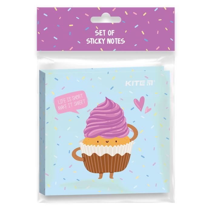 Стикер-закладка Kite набор с клейкой полоской Sweet muffin (K22-477) изображение 3