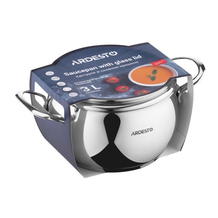 Кастрюля Ardesto Gemini Barrel 4,0 л (AR4340GB) изображение 2