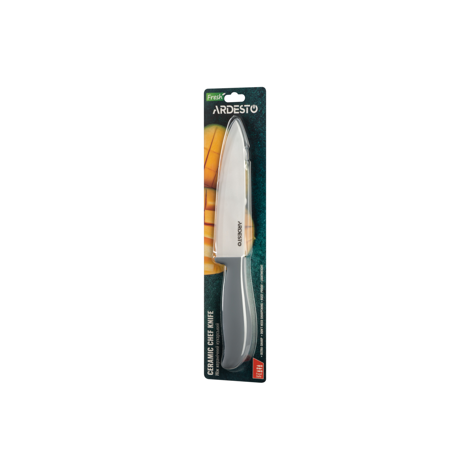 Кухонный нож Ardesto Fresh 27.5 см Green (AR2127CZ) изображение 4