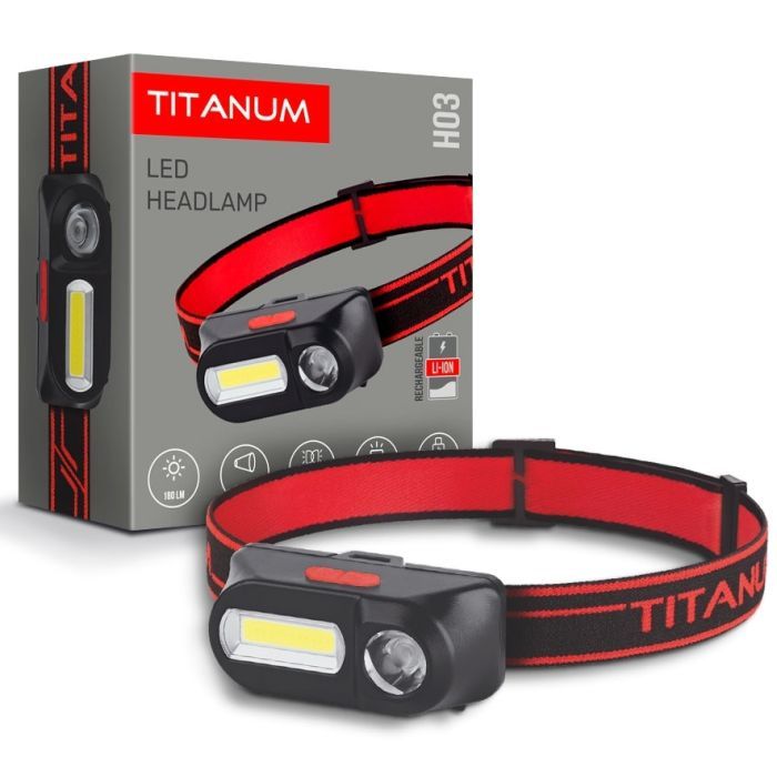 Ліхтар TITANUM 180Lm 6500K (TLF-H03) зображення 2