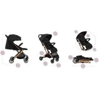 Коляска MoMi Estelle Black (WOSP00003) изображение 5