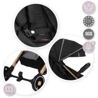 Коляска MoMi Estelle Black (WOSP00003) изображение 7