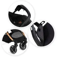 Коляска MoMi Estelle Black (WOSP00003) изображение 8