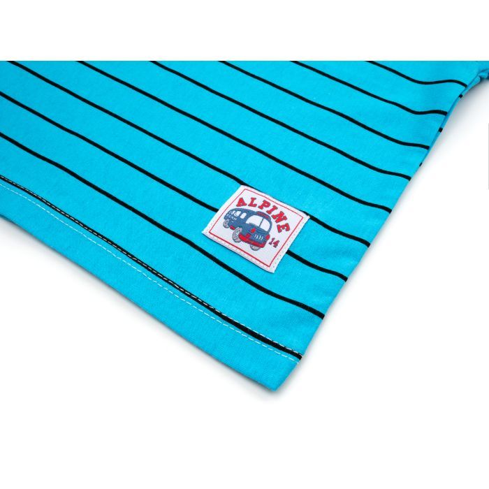Футболка дитяча Breeze у смужку (791-80-blue) зображення 4