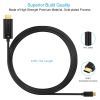 Кабель мультимедийный USB-C to HDMI 3.0m 4K 30Hz Choetech (XCH-0030BK) изображение 3