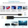 Кабель мультимедийный USB-C to HDMI 3.0m 4K 30Hz Choetech (XCH-0030BK) изображение 4