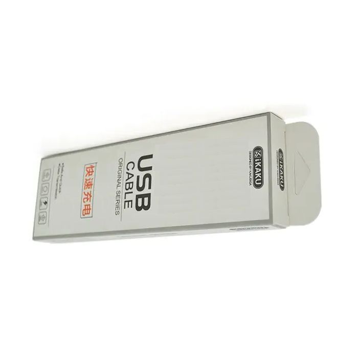 Дата кабель USB-C to Lightning 0.2m KSC-324 JIANCHONG 3.2A White iKAKU (KSC-324-W)