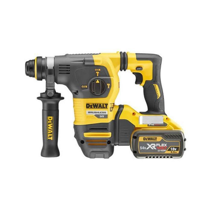 Перфоратор DeWALT бесщёточный, SDS-Plus, 54 В, 3.5 Дж, 3 реж. кейс (DCH333X2) изображение 2