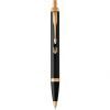 Ручка шариковая Parker IM 17 UKRAINE Black GT BP Трезубец (22032_TR)