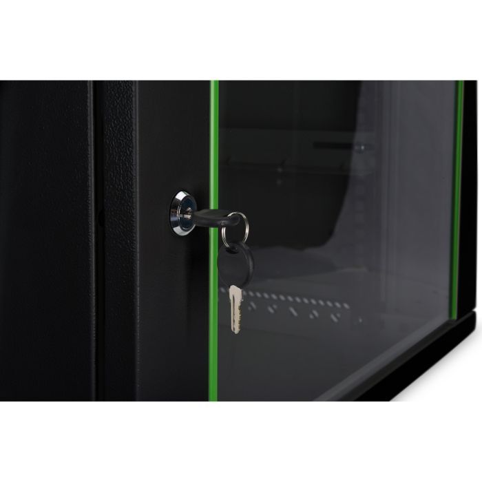 Шкаф настенный Digitus Wall Mounting Dynamic Basic 19" 9U 600x450, RAL 9005 (DN-1909-U-EC-SW) изображение 4