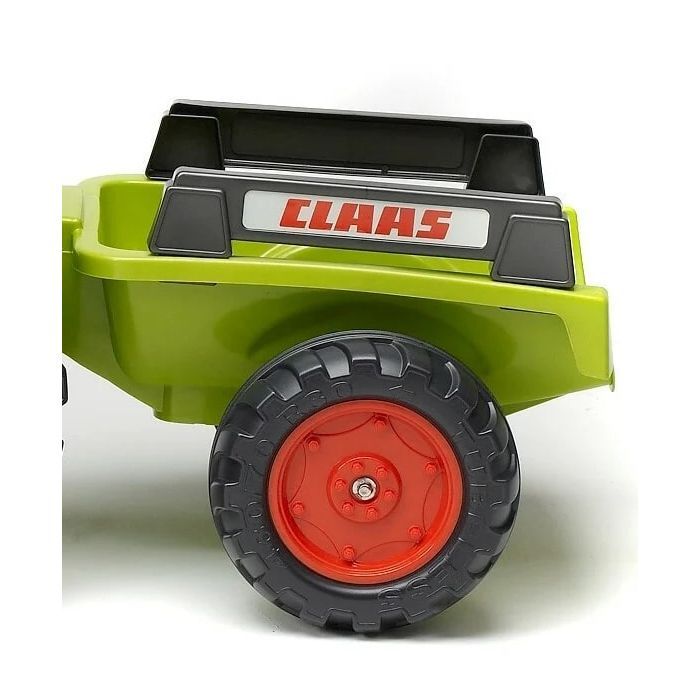 Веломобиль Falk Claas Arion трактор на педалях с прицепом и передним ковшом Зеленый (1040AM) изображение 3