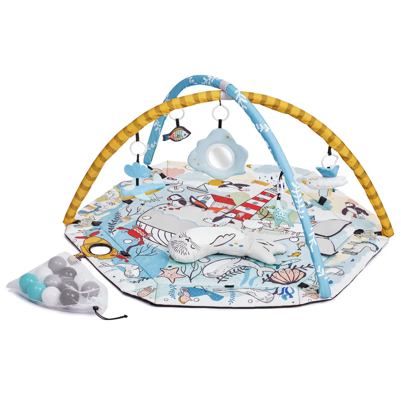 Детский коврик Kinderkraft Smartplay Sea (5902533921393)