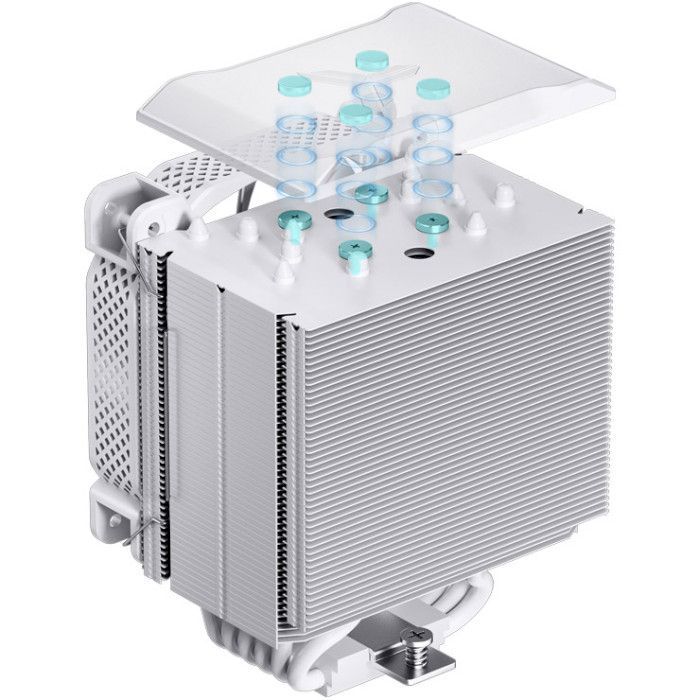 Кулер для процессора JONSBO HX6240 White изображение 9