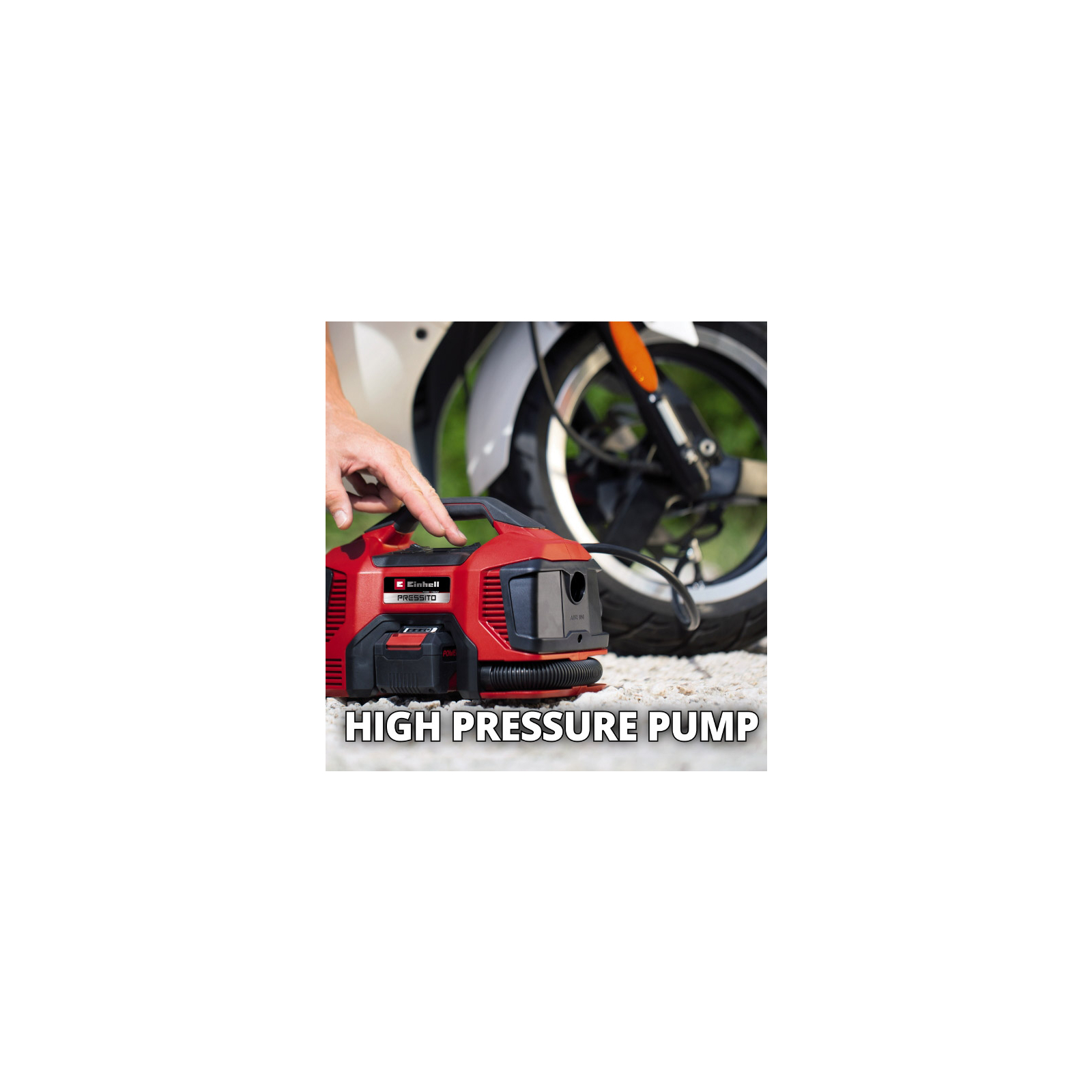 Автомобильный компрессор Einhell PRESSITO 18/21, 18В, PXC (без АКБ и ЗУ) (4020467) изображение 5