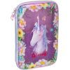 Пенал Cool For School с окошком 1 отделение с органайзером фиолетовый (QT-5750-Purple)