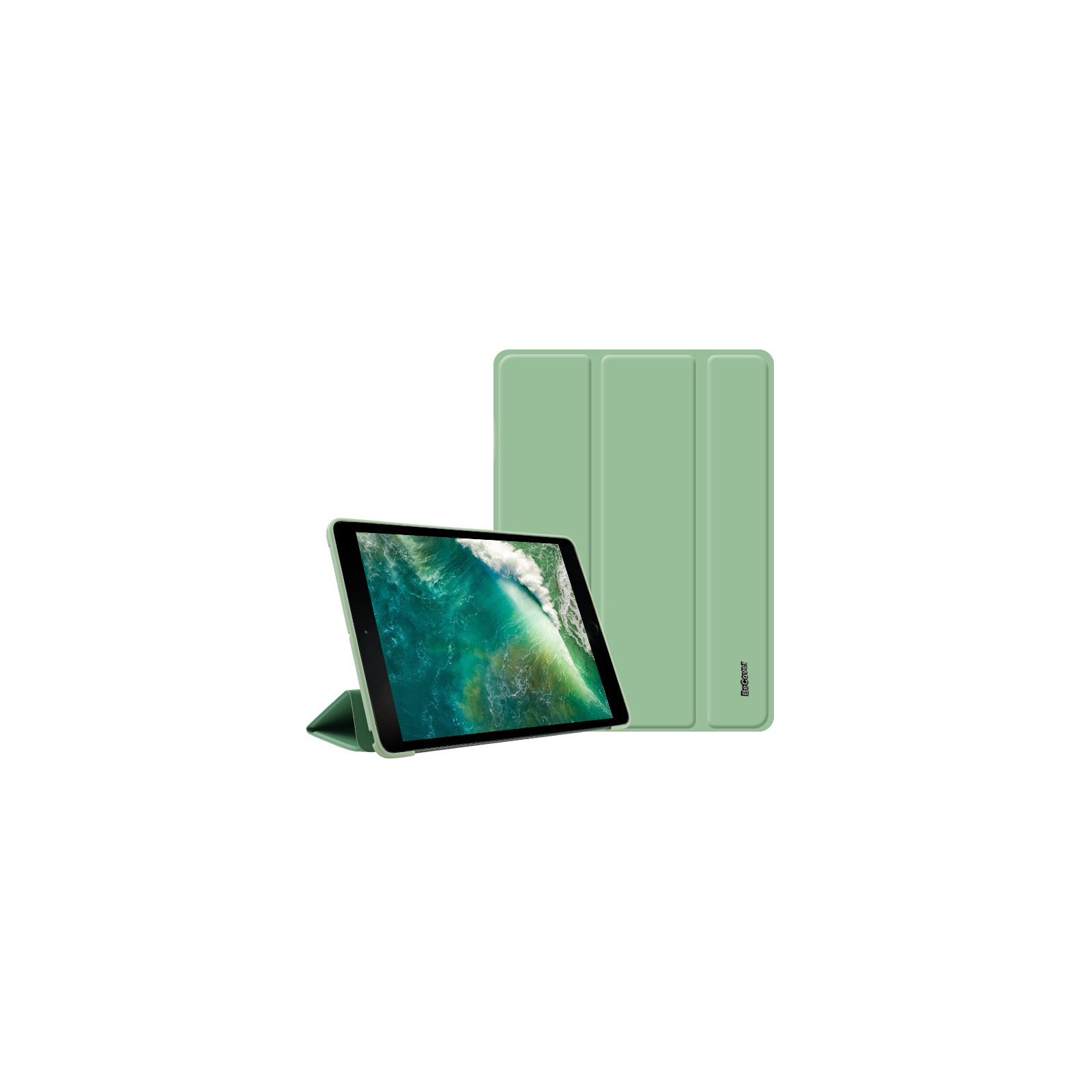 Чехол для планшета BeCover Tri Fold Soft TPU mount Apple Pencil Apple iPad mini 5 Green (708450) изображение 2