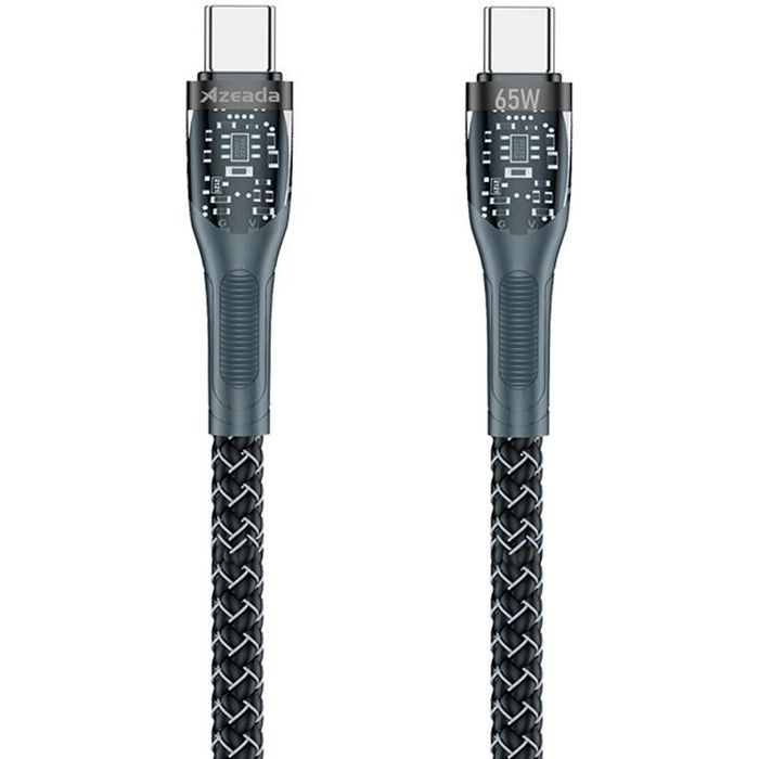 Дата кабель USB-C to USB-C 1.3m Lotto PD-B89CC Black Proda (PD-B89 (C-C)-BK)
