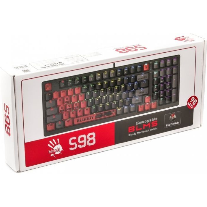Клавиатура A4Tech Bloody S98 RGB BLMS Red Switch USB Sports Lime (4711421000406) изображение 10