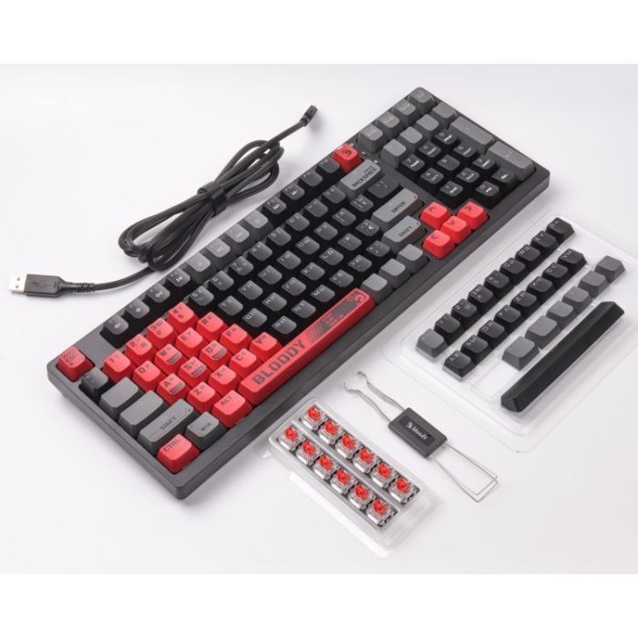 Клавиатура A4Tech Bloody S98 RGB BLMS Red Switch USB Sports Lime (4711421000406) изображение 8
