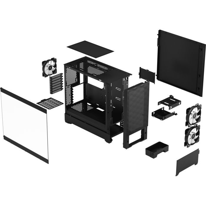 Корпус для ПК Fractal Design Pop Air RGB Blck TG Clear Tint (FD-C-POR1A-06) изображение 12