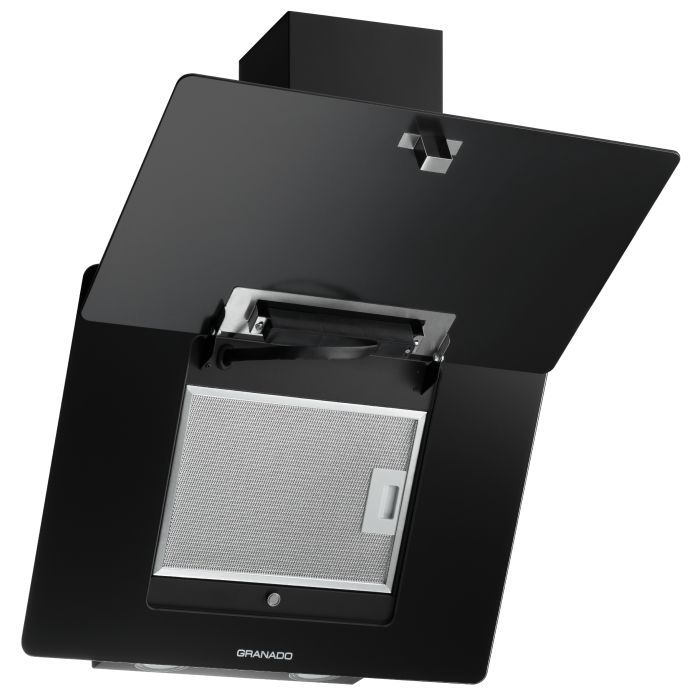 Витяжка кухонна GRANADO Vivares 1614-1200 black glass (GCH336411) зображення 3