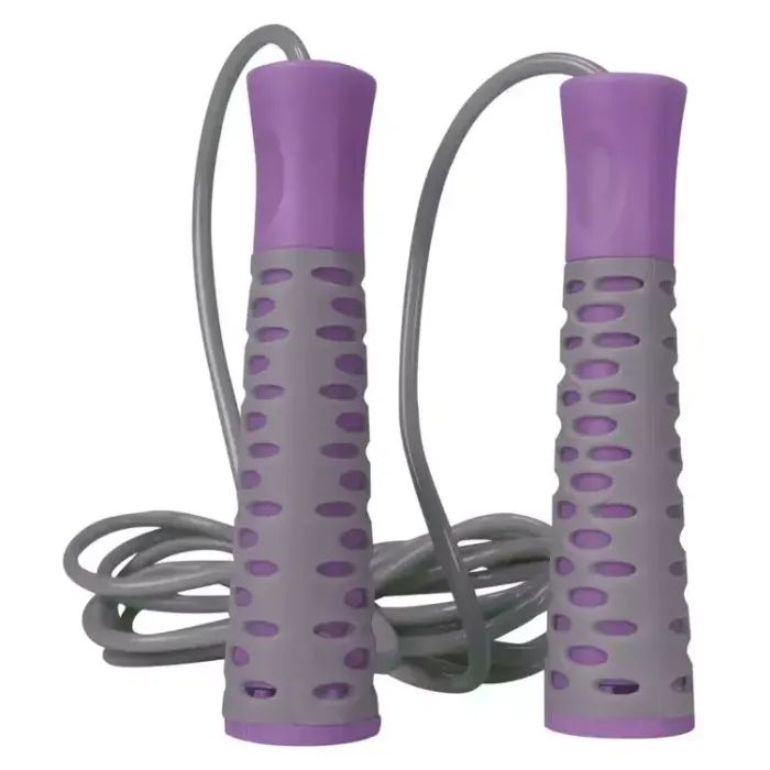 Скакалка PowerPlay 4206 Cіро-фіолетова (PP_4206_Grey/Violet) зображення 2