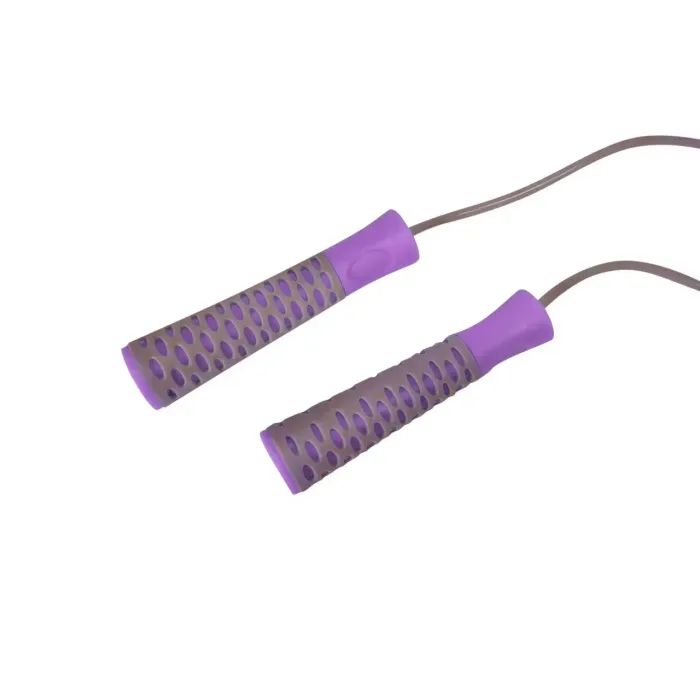 Скакалка PowerPlay 4206 Cіро-фіолетова (PP_4206_Grey/Violet) зображення 4